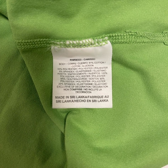 Nike Lime Green Dri-FIT Tennis Shirt - Picture 5 of 6